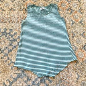 Neon Buddha Women’s Striped Tunic Tank Top Size Small